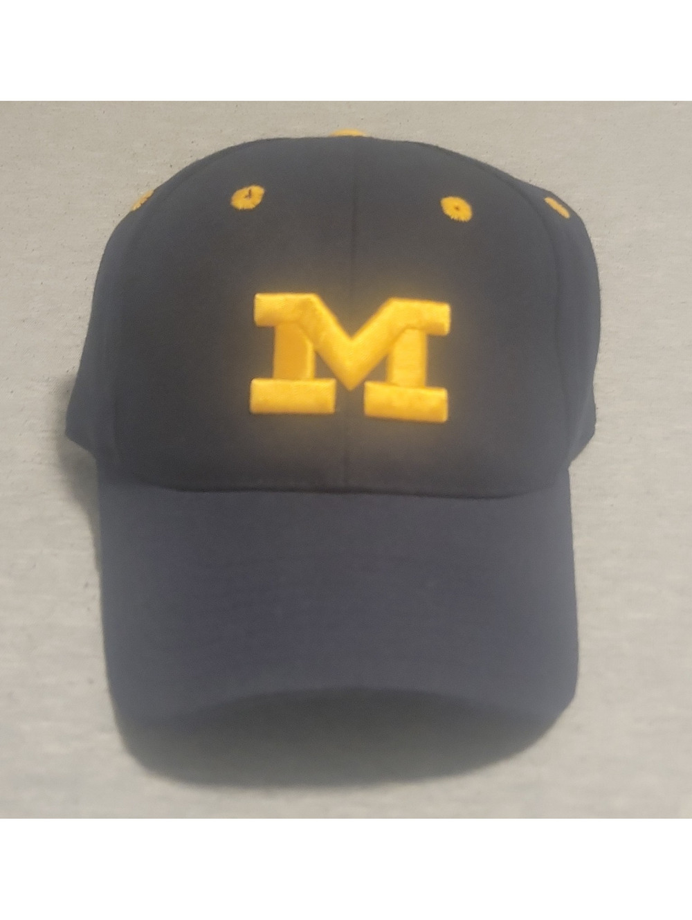 Top of the World Michigan Wolverines Cap Hat - Blue Yellow, Size 7 1/8